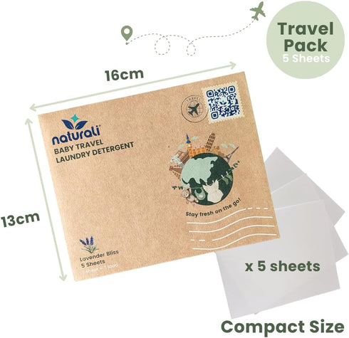 ECO Baby Laundry Detergent Sheets - 36pcs (1 pack) | Plant-based, Natural, Eco-Friendly, Hypoallergenic, Lavender Oil
