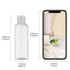 LISAPACK 3.4Oz Travel Bottles with Flip Cap (5 Pcs) Empty Dispenser Container for Travel Size Cosmetics