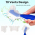 Waterproof Denture Bath with Portable Brush Holder, Denture Case with Brush, Partial Denture Case with Basket for