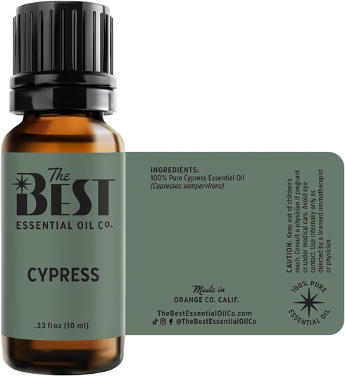 The Best Cypress Essential Oil - Premium Grade 100% Pure & Natural for Aromatherapy, Diffuser, Spa, Massage