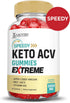 Speedy Keto ACV Gummies - 2000MG Advanced Formula Apple Cider Vinegar with Pomegranate, 60 Vegan Non GMO Gummies