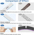 Nail Files 50pcs, 80/80 Grit for Acrylic Nails, Professional Double Sided Jumbo Zebra File