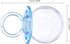 SILENRADAWN 24pcs Shower Candy Boxes Pacifier Shape Blue and Light Red Snack Containers Party Favors for Newborn
