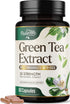 Green Tea Extract Pills 1000mg with EGCG - Heart Support Antioxidants, 98% Standardized Polyphenols - 60 Capsules