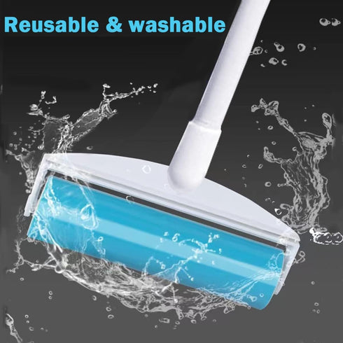 2 Pack Reusable Lint Roller Refills, Large Washable Lint Roller 8 inches Cat Dog Pet Hair Remover for Carpet Floor Sofa