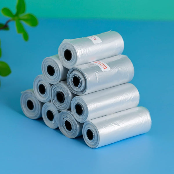 10 Rolls/200 Count Desktop Small Garbage Bag Mini Trash Can Bag, Gray for Office, Bedroom, Desktop