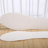 10 Pairs White Disposable Breathable Slim Barefoot Insoles, Natural Sweat Treatment Shoe Insert Pads for Women