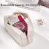 PU Leather Cosmetic Bag for Women, Minimalist Makeup Pouch for Daily Use, Portable Water-Resistant Toiletry Bag (Rose