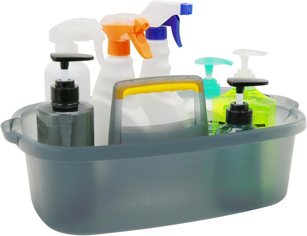 Multi-Purpose Cleaning Caddy with Handle, Portable Shower Organizer/Storage Basket for Bathroom Supplies & Cleaning