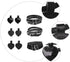 Healifty 3 Sets High Heels Anti Slip Detachable Shoe Straps, Self-Adhesive Heel Cushion Inserts for Loose Heels