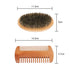 Men Beard Care Kit - Grooming Kit with Mustache Oval Brush and Comb
