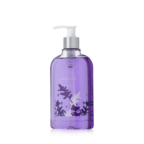Thymes Body Wash with Pump, Liquid Soap for Bath & Shower, 9.25 fl oz, Velvety Lavender