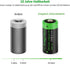 CR123A 3V Lithium Battery, 123 3 Volt Lithium Battery for Home Security Sensor, Long-Lasting Non-Rechargeable