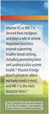 Carlson Super Daily K2 Liquid Vitamin K, 45 mcg for Bone Health, Unflavored, 360 Drops (10.16 mL)