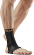 Tommie Copper Ankle Sleeve, Black, Large