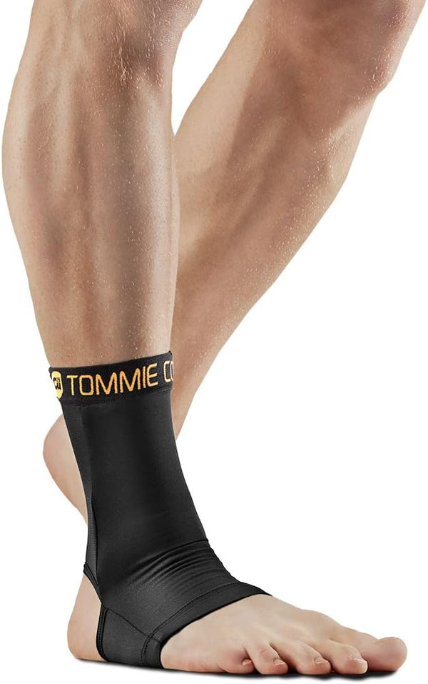Tommie Copper Ankle Sleeve, Black, X-Large