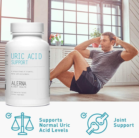 Uric Acid Support, Tart Cherry, Celery Extract, Turmeric, Quercetin, 60 Vegetarian Tablets