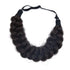 TOECWEGR Classic Braided Headband, Synthetic Hair Wide Strands Wig Band for Women Beauty Accessory