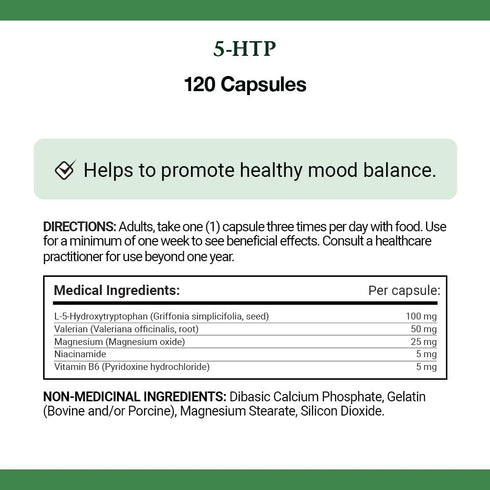 Nature's Bounty 5-HTP - 100mg, 120 Count