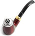 Mr. Brog Full Bent Smoking Tobacco Pipe - Model No: 21 Old Army Mahogany - Hand Made Pear Wood Roots