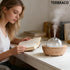 TERBRACO Essential Oil Aroma Diffuser - Electric Wood Glass Ultrasonic Fragrance Aromatherapy Scent Water Humidifier