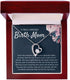 Luxe Gifting Birth Mom Necklace Message Card Box Forever Love Mahogany - From The Moment We Met - Appreciation