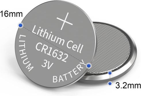 CR 1632 CR1632 3V Lithium Battery CR 1632 Batteries 20 Count (Pack of 1)