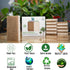 THE GREATER PLANET Natural Kitchen Sponges: Eco Friendly Multipurpose Wood Cellulose Scrub Sponges, 10 Pack