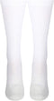 Truform Compression Socks, Men's Crew Length, 15-20 mmHg, White, Small, Pack of 2