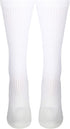 Truform Compression Socks, Men's Crew Length, 15-20 mmHg, White, Small, Pack of 2