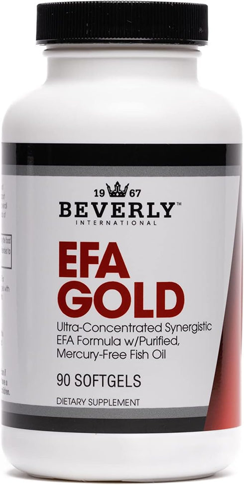 Beverly International EFA Gold, 90 Softgel Capsules, High Potency Omega-3s EPA and DHA