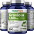 NusaPure Graviola 200 Veggie Caps, 7,500 mg Equivalent, Non-GMO Extract 20:1