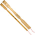 BambooMN 17 Inch Bamboo Wooden Back Scratchers Plus Travel Size Scratcher for Itchy Relief