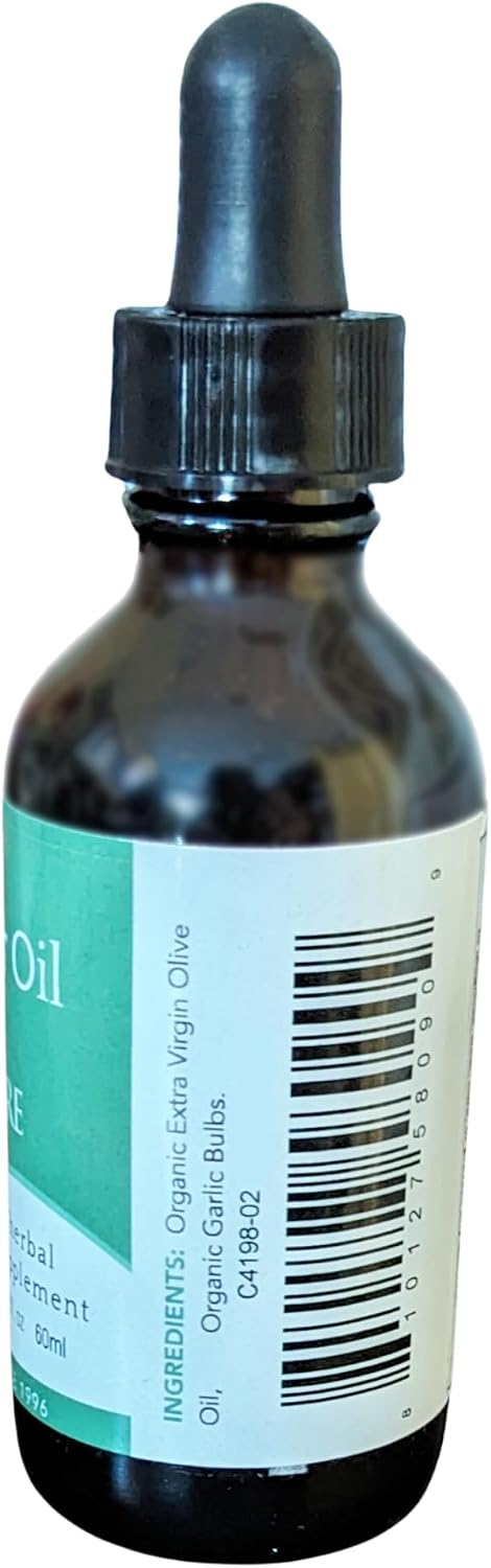 Herb Lore 2 oz Garlic Ear Oil Drops Soothes Dry, Itchy, or Clogged Ears for Kids & Adults - fl
