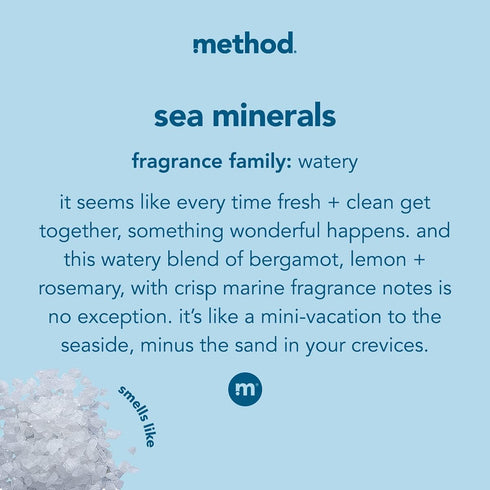 Method Gel Dish Soap, Sea Minerals, Tough on Grease, Biodegradable Formula, 18 Fl Oz