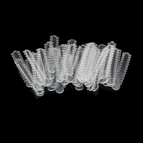 Angzhili Transparent Dental Orthodontic Ligature Ties for Braces, Rubber Bands O Rings for Bracket, 1040 Pcs