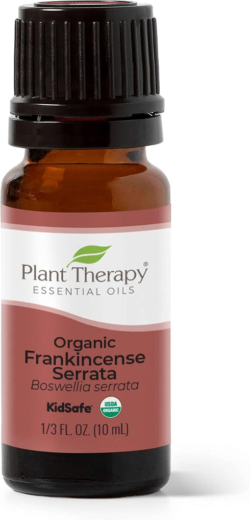 Plant Therapy Organic Frankincense Serrata Essential Oil, 100% Pure, USDA Certified Organic, Natural Aromatherapy,