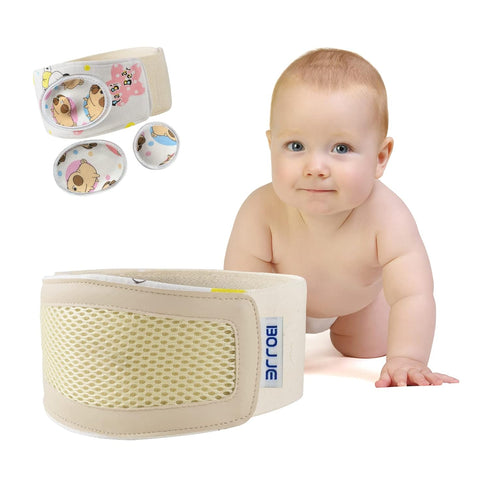 Umbilical Hernia Belt for Baby/Infant, Adjustable Belly Button Band Wrap Truss for Kids Support, 15-20 inch