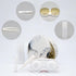 Contact Lens Case, Portable Cute Eye Contacts Colored Lenses Applicator Remover Tool Kit with Mirror Solution Bottle for Travel Daily Outdoor (Gold)