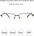 MIRYEA Progressive Multifocus Computer Reading Glasses, Blue Light Blocking Readers 1.5
