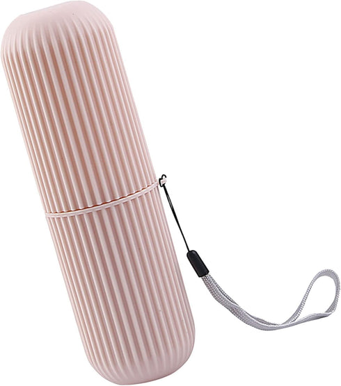 Travel Toothbrush Holder, Minimalist PP Portable Case with Dust Cover for Camping, School, Business