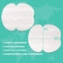 ZeroSweat Underarm Sweat Pads - Natural Disposable Absorbent Pads (50 Pads)