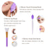 Koccido Makeup Brushes 22 Pcs Makeup Kit, Foundation Brush, Eyeshadow Brush Set (Purple, 22 Piece Set)