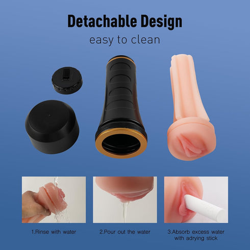 Tracy's Dog Realistic Male Masturbator, Adult Sex Toys for Men, Soft Fleshy Men Adult Toys, Lifelike Textured Vagina