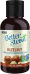 NOW Foods BetterStevia Hazelnut Liquid Sweetener, Zero-Calorie, Keto Friendly, 2-Ounce