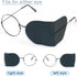 12PCS Medical Eye Patches for Adults Kids, Treat Lazy Eye Amblyopia Strabismus Patch, Glasses, 2 Size