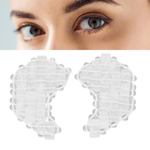 Jade Eye Mask, Moon Shape Jadestone Eye Pads for Cooling Facial Treatment, Travel and Vacation