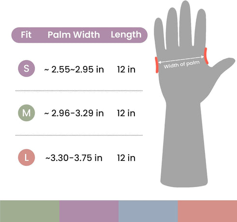 SIFANGKE 4 Rubber Cleaning Gloves for Dishwashing, Pairs Reusable Kitchen Gloves for Washing Dishes and Household