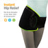 NatraCure Hot or Cold Hip and Lower Back Pain Relief Wrap - Small/Medium for Lumbar Backache, Sciatica, Arthritis