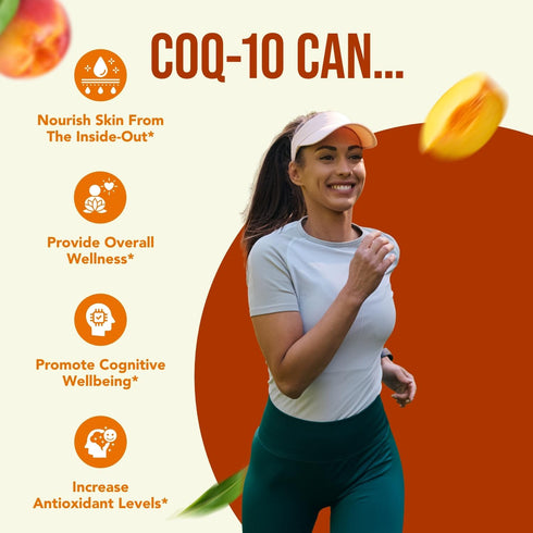Coenzyme Q10 200mg Supplement - Once Daily CoQ 10 for Healthy Heart Antioxidant Support